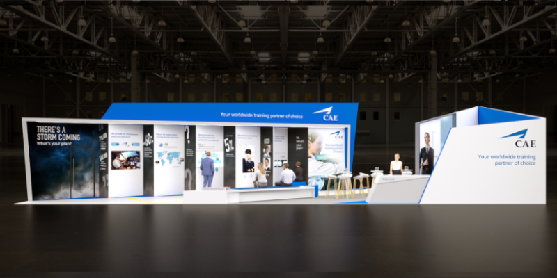 CAE Exhibition stand
