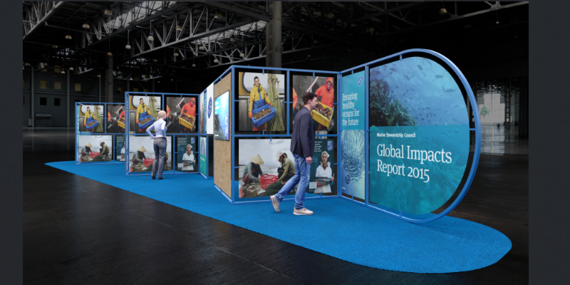 Marine Stewardship Council UK timeline stand