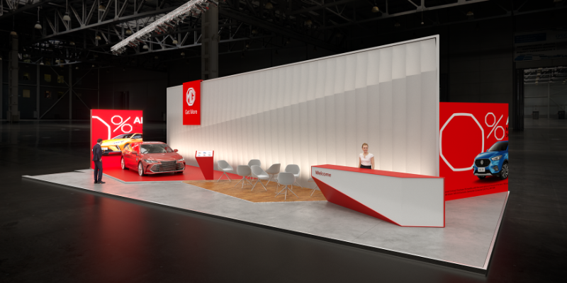 MG Cars Exhibition Stand